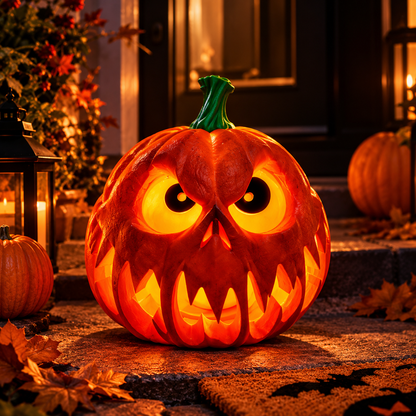 Pack HALLOWEEN - Calabaza Aterradora + Alfombra + 6 muñecos